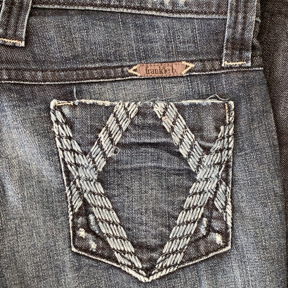 Vintage Frankie b Low Rise Dark Wash Jeans Size 27 - Picture 3 of 14